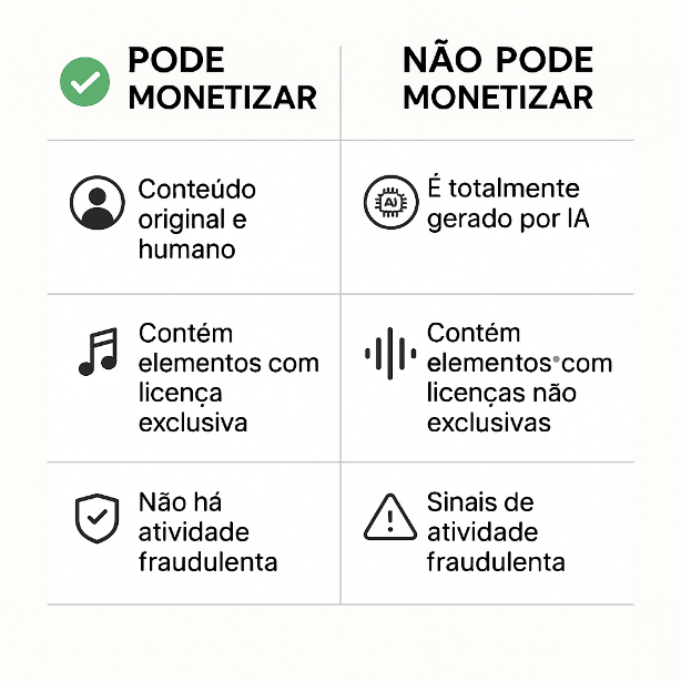 Gráfico mostrando critérios de elegibilidade